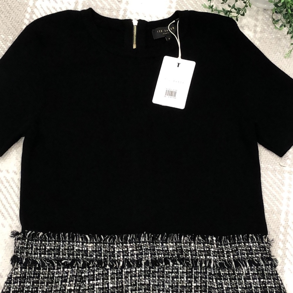Ted Baker London Black and White Dress - Picture 5 of 13